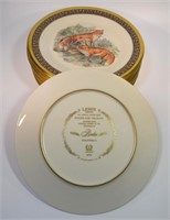 Lenox Porcelain Animals Plate Set Limited Edition