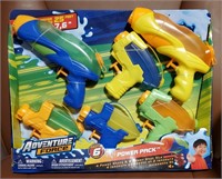 NEW- Adventure Force Pack of 6 - Water Guns