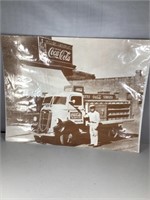 Vintage Coca-Cola Soda Delivery Ad paper