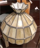 Leaded glass lampshade