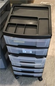 Rollaround 6-drawer storage and contents