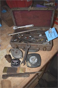 Tape measures, wrenches, etc
