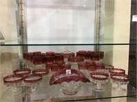 Collection of King's Crown Glassware