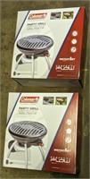 (RL) Coleman propane outdoor party grill. 12"
