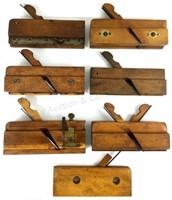 (7) Antique Wood Molding Hand Planes