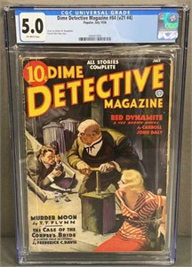 CGC 5.0 Dime Detective Magazine #84 Vol.21 #4