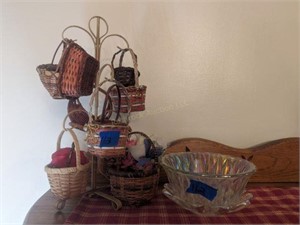 Tiny Baskets Display Rack &