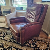 Hooker Furniture Reclining Studded Leather Chair