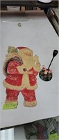 Vintage Paper Santa & Ornament