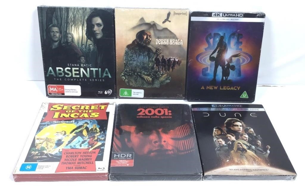 New Lot of 6 Blu-ray Discs