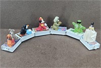 6pc. Vtg Disney VHS Train McDonalds Toy