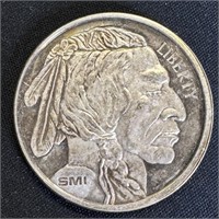 1 Ounce .999 Fine Silver Buffalo Round