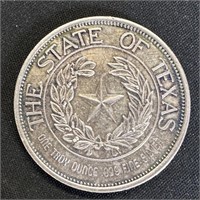 1 oz Fine Silver Round - State of Texas