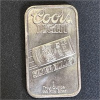 1 oz Fine Silver Bar - Coors Light
