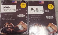 2 pack Men's Jonov Sleep Strips 90 pcs Total Impro