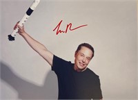 Autograph COA Elon Musk Photo