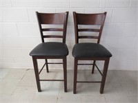 Set of 2 Bar Height Chairs