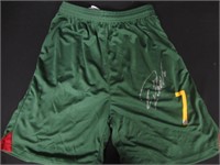 Cristiano Ronaldo Signed Green Soccer Shorts W/Coa