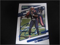 Cam Newton Signed Patriots Sports Card W/Coa