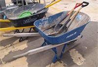 Jackson Wheel Barrow, Shovels