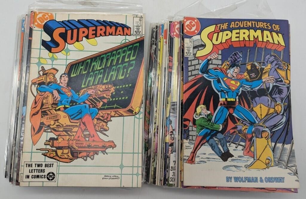 (EF) 39 DC Superman comics