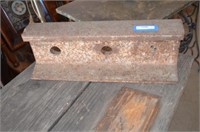 Railroad Rail Section.  Right Size for Anvil