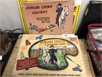 Hopalong Cassidy Dominoes and Coloring Sets