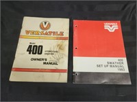 Versatile Owner's Manual and Setup Manual for 400