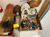 SET OF PLASTIC FARM & COWBOY TOYS OF ALL KINDS