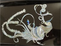 D.L. & Co Mother of Pearl inlay lacquer tray