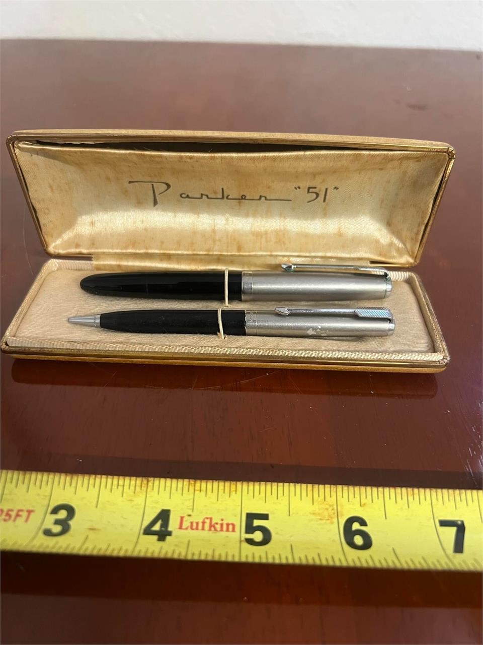 PARKER 51 PEN AND PENCIL WITH CASE