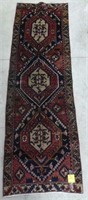 SARAB HAND KNOTTED WOOL RUNNER 10'9" X 3'4"