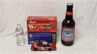 Dale Earnhardt Jr #8 Budweiser Car & Bud Bottle