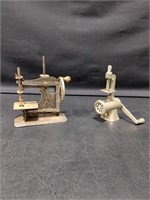Die cast miniature meat grinder, Miniature metal