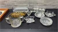Lot Of Vintage Glassware