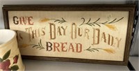 Give This Day Our Daily Bread Needlepoint