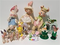 16 Easter & St. Patricks Day Annalee Dolls