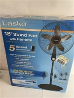 Lasko 18 inch stand fan with remote 

New