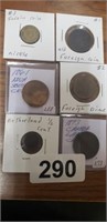 (6) FORIEGN COINS