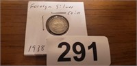 FORIEGN COIN1938 SILVER