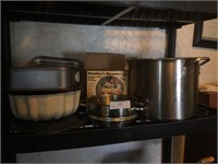 Stock Pot, Steamer Basket & ASST Baking Pans