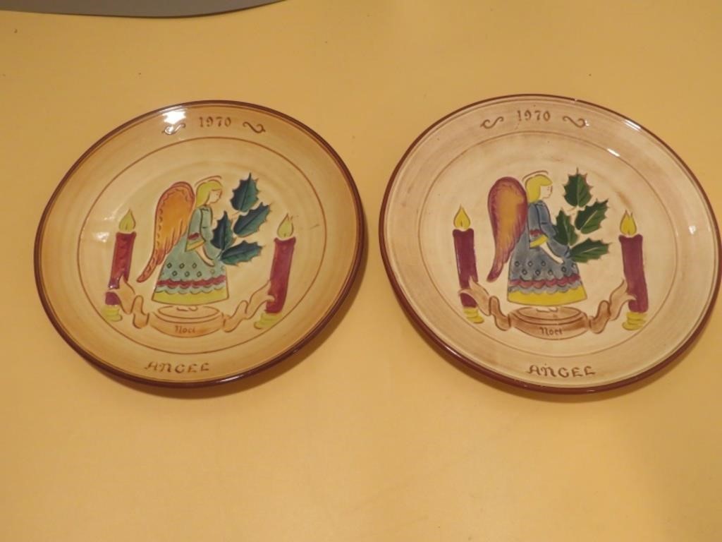 Pennsbury Pottery Yuletide Plates