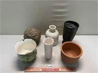 GREAT LOT OF PLANTERS AND MORE