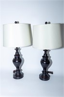 Pair of Contemporary Vasiform Lamps