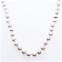 Strand 16" Hand Knotted Pearls - Choker Length