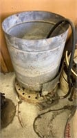 Vintage gas heater, not tested, could be used for