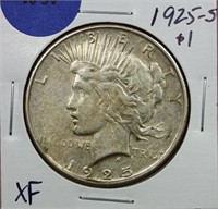 1925-S Peace Dollar XF