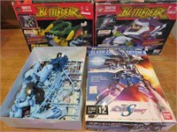 Robots & Transformers Lot 3 Bandai & Battle Gear