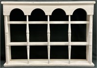 White Painted Wall Hanging Shelf