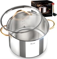 Stock Pot 12 Quart, 18/10 Tri-Ply Stainless Steel